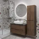 Тумба со столешницей и накладной раковиной подвесная BelBagno ETNA 100 etna100rw-kepmno-1346-set