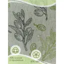 Скатерть на стол с ВО пропиткой Colorprint Teflon Linen Olive квадратная 140x138 см цвет бежевый/салатовый