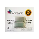Мебельный усиленный магнит Magtrade 32x15 мм металл упаковка 4шт