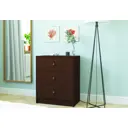 Комод Мебельнов Мальта new 3 ящика 62.2x37.3x75 см ЛДСП цвет венге