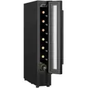 Винный шкаф Weissgauff 15x87x52.50 см 7 бутылок цвет черный