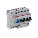Дифференциальный переключатель ABB четырехполюсный 6 модулей C 10А 30мА тип AC 6кА DS204
