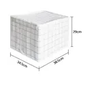 Коробка для хранения с крышкой Konsensa 34.5x38.5x29 см полиэстер цвет разноцветный