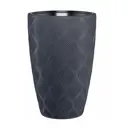 Горшок цветочный Flow slim Form-plastic d 29 см 48 см, 24 л полипропилен черный