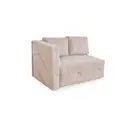 Диван Brendoss 504 левая ориентация 90x80x140 см Велюр цвет бежевый