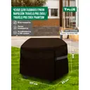 Чехол для газового гриля Tplus Napoleon T026802 117x57x106 см шоколад