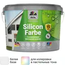 Краска фасадная Dufa SiliconFarbe матовая цвет белый 9 л