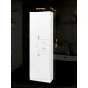 Шкаф для ванны напольный Misty Э-05060-01Бк 60x190см цвет белый