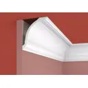 Плинтус Cosca 00-00070609 на стену полистирол белый 2000x84x20 мм