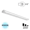 Линейный светильник светодиодный Citilux Визор cl708290n с выключателем 6 м² регулируемый белый свет цвет белый