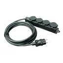 Удлинитель-шнур силовой Itok i-connect-SU-PVS-310-4-44-30 4 розетки с заземлением 3x1 мм 30 м 2200 Вт цвет черный