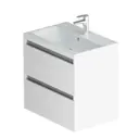 Тумба под раковину подвесная 60 см Am.pm M91-FHX0602-WCC0602WG Pulse цвет белый