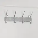Вешалка для верхней одежды Доляна 13.5x6x32.5 см, 4 крючка