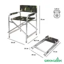 Кресло садовое складной Green glade Р120-К Р120-К 46.5 см х 56 см х 79 см ПВХ камуфляж 1 шт
