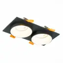 Светильник точечный встраиваемый ST LUCE ST206.428.02 ST206 под отверстие 180 мм 5 м² цвет черный