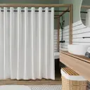 Шторка для ванной Wasserkraft Vils SC-10202 200x200 см, цвет белый