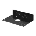 Столешница в ванную Итана 4657810330481 65x45.1см Керамика цвет черный