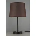 Настольная лампа Arti lampadari bk Oggebio e 4.1.t3 bk цвет коричневый