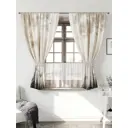 Комплект штор Comfy way Иномик - 14 CW705014-160 на шторной ленте 160x150 см цвет бежевый