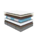 Матрас Димакс ОК Медиум Хард 200x200x21 см независимый пружинный блок, двуспальный