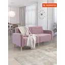 Диван прямой Monofix Диван фоксет DV-FOX-182-V-11 182x82.5x72 см велюр цвет сиреневый