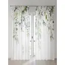 Тюль Comfy Way Алоуна - 155 CW580155-240 150x240 см на шторной ленте цвет белый 2 шт