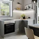 Стеновая панель/фартук Alternative 1200х600х6 Кристалл белый
