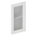 Фасад-витрина кухонного шкафа Котлас 40x76.8 см KONSENSA МДФ цвет белый