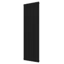 Радиатор КЗТО Quadrum NEO 50 V 1750-12 RAL1T103S9005 черный матовый муар