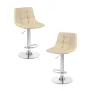 Барный стул Dobrin Tailor lm-5017 47x113x49 см цвет кремовый 2 шт