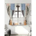 Комплект штор Comfy way Иномик - 20 CW705020-160 на шторной ленте 160x150 см цвет бежевый