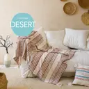 Плед Moroshka Desert 908-202-01 152x125 см хлопок цвет бежевый, коричневый