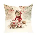 Подушка декоративная Zaberite Белочка Брусничка в Новогоднем лесу 4305, 40x40 см