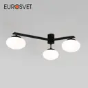Люстра потолочная Eurosvet 70220/3 A065764 3 лампы 4 м² цвет черный/белый