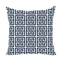 Подушка декоративная Zaberite Греческий узор 4326, 40x40 см