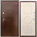Входная дверь Diva 510 правый 96x205см антик медь/Д8 софт шампань