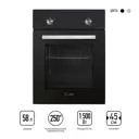 Электрический встраиваемый духовой шкаф Lex Edm 4540 Bl 45x59.5x58 см цвет черный