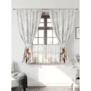 Комплект штор Comfy way Иномик - 66 CW705066-160 на шторной ленте 160x150 см цвет белый
