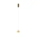 Светильник подвесной светодиодный Maytoni Area Mod295pl-l20bs3k 5 м² теплый белый (желтый) свет цвет латунь