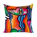 Подушка декоративная Zaberite Мадам с длинными волосами Пикассо 7044, 40x40 см