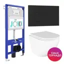 Комплект инсталляция с унитазом Joki JKS110011702BM цвет белый
