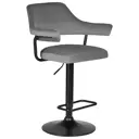Барный стул Dobrin Charly black lm-5019 61x120x54 см цвет серый