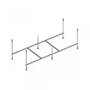 Каркас для ванны AM.PM Gem W90A-170-075W-R 170x75 см