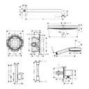 Лейка для верхнего душа Hansgrohe 24140000 диск цвет хром