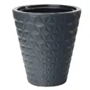 Кашпо Diamond Form-plastic d 30 см 32.5 см 14 л полипропилен черный