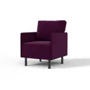 Кресло Salon tron Орион 63x82x66 см велюр цвет фиолетовый