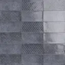 Керамическая плитка Mainzu Camden Rev. DECOR CAMDEN AZURRO 10x20см цвет azurro