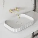 Раковина накладная Abber stein AS2602 50см цвет белый