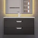 Тумба под раковину подвесная Uperwood Modul 2930205153 80см цвет черный