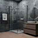 Керамогранит Керамопро Бетон Toledo Antracite Dark Grey 60x60 60x60см цвет серый